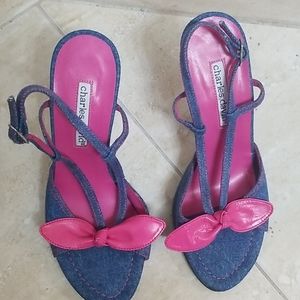 NWOT Charles David Heeled Sandals